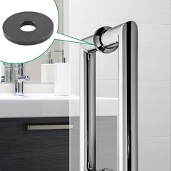 Qjaiune 20 Pack 3/4 Inch Black Washers for Shower Door Handle, 20 Pack,