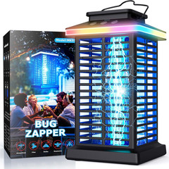 Garuted Bug Zapper Outdoor Mosquito Zapper 3 In 1 Rechargeable Bug Zapper