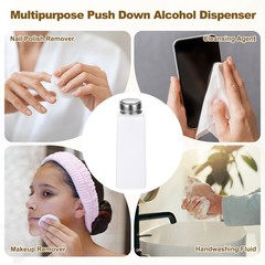 3pcs 500ml/16.9oz Alcohol Dispenser for Solvent Acetone, White