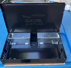 (ONE) JT Eaton Repeater Low Profile Multi Catch Mouse Trap Solid Steel Lid Black