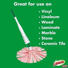 Libman Wonder Mop Head Replacement | Absorbent Microfiber | Self Wringing | B…