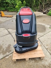 DAYTON 56NU88 Floor Scrubber, Walk-Behind, Disc Deck, 26 Inch Cleaning Path