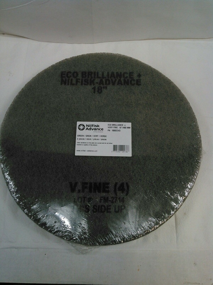 Nilfisk Advance Eco Brillance Very Fine Pad 18″/460mm 10002343 HOTT DEALS – 2Pk