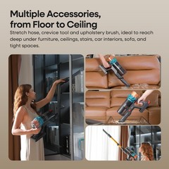 Eleckeys Cordless Vacuum Cleaner 650W 55Kpa 70Mins Vacuum Cleaners For Home