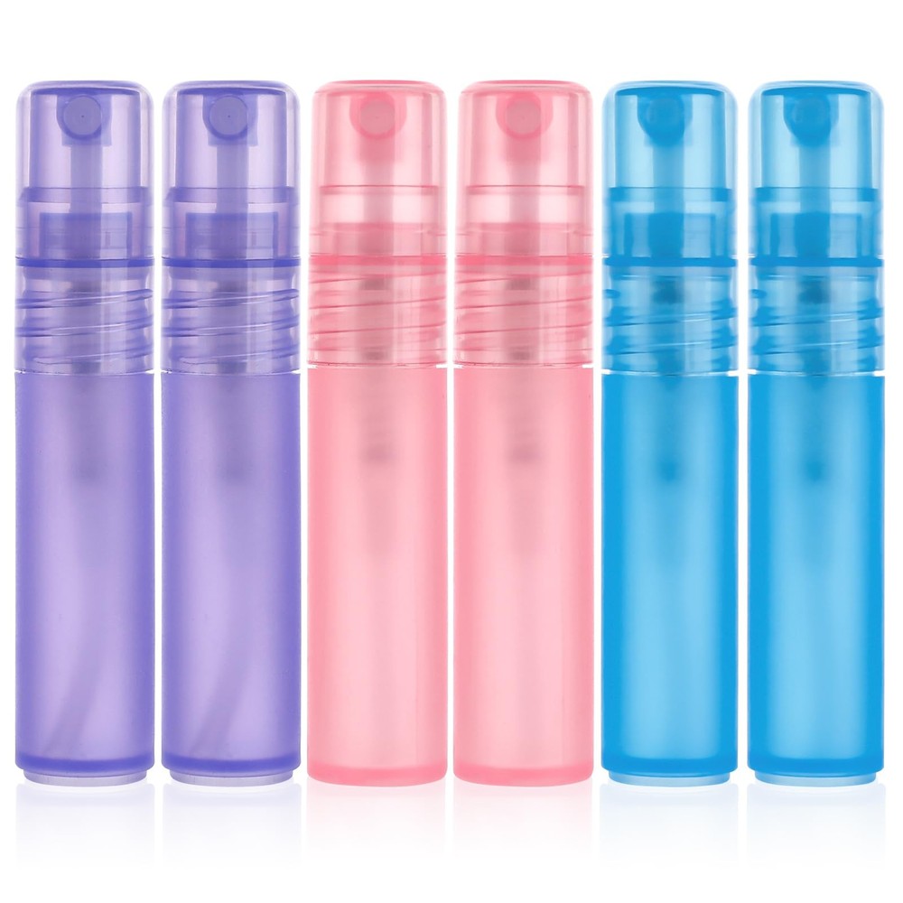 Mozeat Lens 6 PCS 5ml Mini Spray Bottle Plastic Portable Travel Fine…