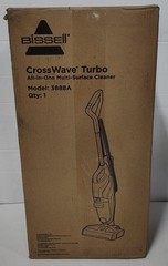 BISSELL Crosswave Turbo Vacuum Mop All in One Wet and Dry Vac Combo, 3888A