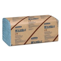 WypAll* L10 Windshield Wipers, Banded, 2-Ply, 9 3/10 x 10 1/2, 140/Pack, 16 Pack