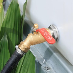 UNWAVER Garden Hose Full 3/4 inches, inlet Long and Butterfly Handle 2PCS