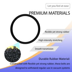 30563B Round Vacuum Belt for Eureka Sanitaire Commercial Upright 4 Pack