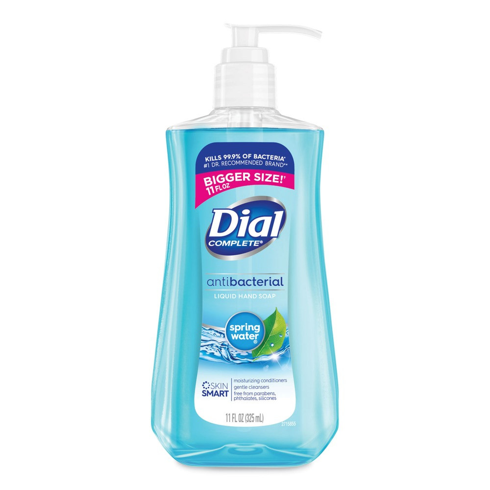 Dial 20952 11 oz Antibacterial Liquid Hand Soap – Spring Water (12/CT) New