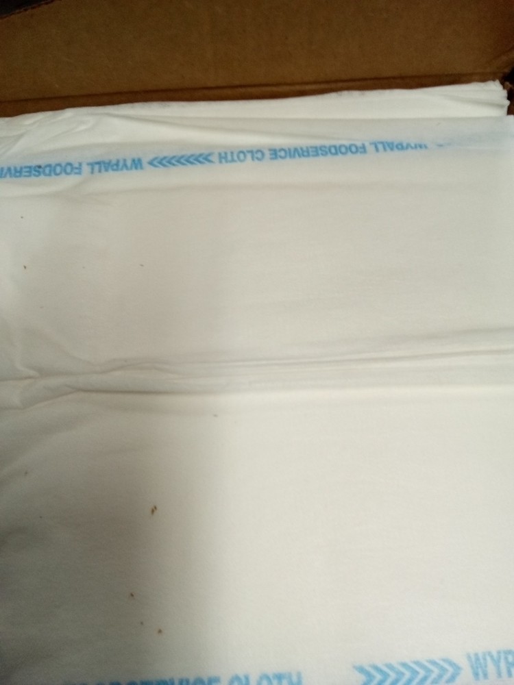 1 Cs 200 WypAll 06053 X50 Foodservice Towels, 1/4 Fold, 23.5 x 12.5, White 638bD