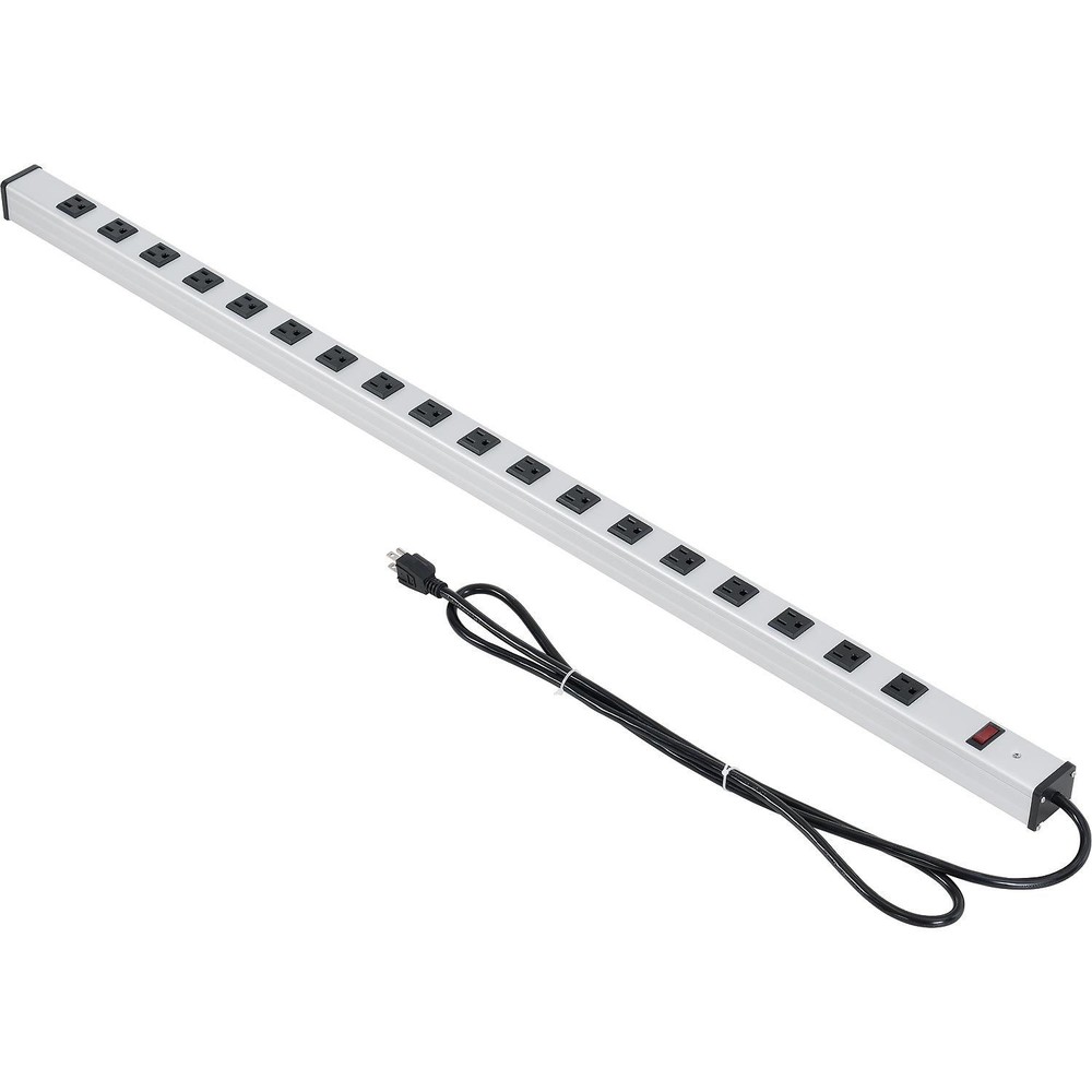 48″ 18 Outlet Aluminum Power Strip with 6-ft Cord ETL/cETL