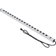 48″ 18 Outlet Aluminum Power Strip with 6-ft Cord ETL/cETL