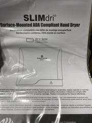 WORLD L-973A Brushed Stainless SLIMdri Hand Dryer (110V-240V); MAKE AN OFFER