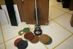 Oreck Orbiter Ultra Floor Machine ORB700MB attachments Pads Scrubber Polisher