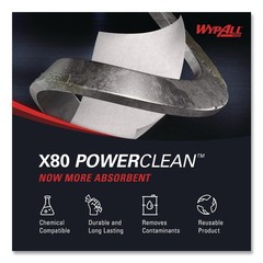 WypAll 41048 8.34″ x 16.8″ POP-UP BX HYDROKNIT X80 Cloth – Wht (5-BX/CT) New