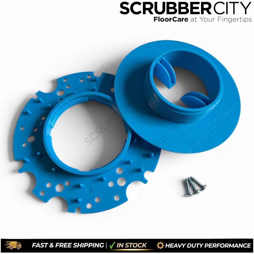 Pad Retainer Blue RH for Tennant T2, T3, 5100, 5200, 5300, 5300, Speed Scrub