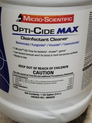 *1* Micro-Scientific Opti-Cide Max Disinfectant Cleaner 1 Gallon M60035 Exp 2028