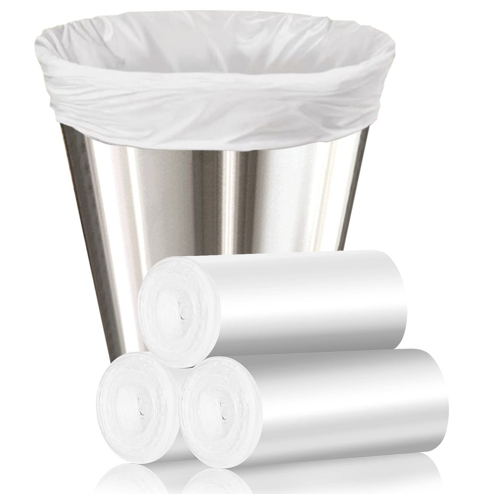 105 Count Small Trash Bags, 4 Gallon Garbage Can Liners – Unscented Wastebask…