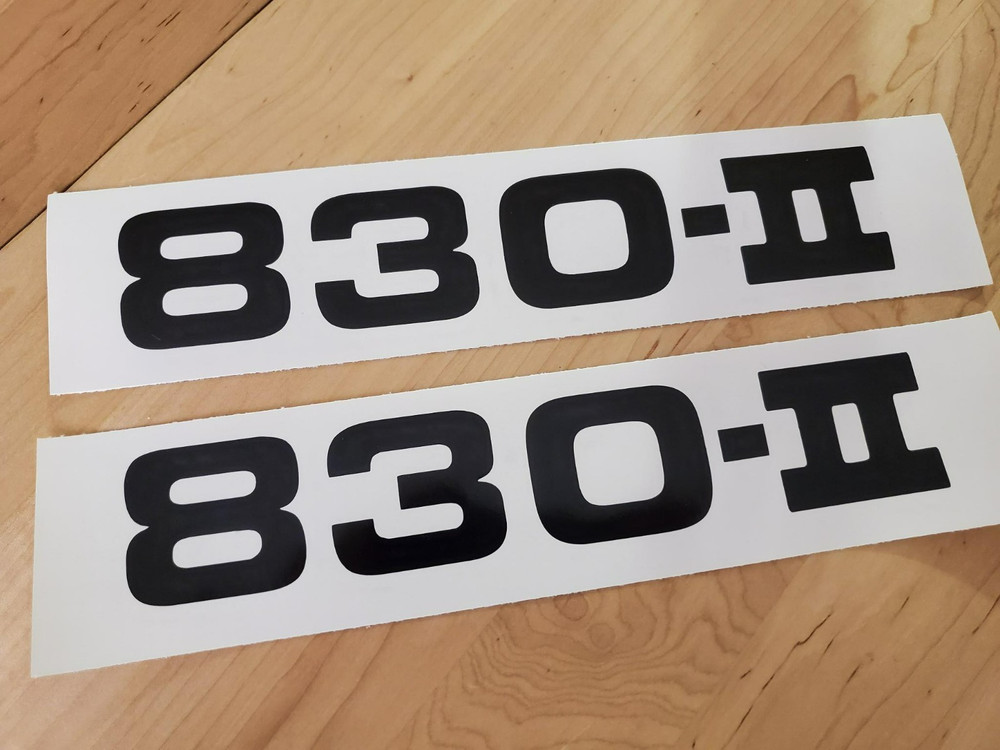 Tennant 830-II 830 Decals Stickers 32-7/8″x6″ black stickers pair (2) USA FAST
