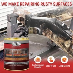 Water-Based Metal Anti-Rust Paint 16 Fl Oz, High Gloss Grey – Rust-Proof