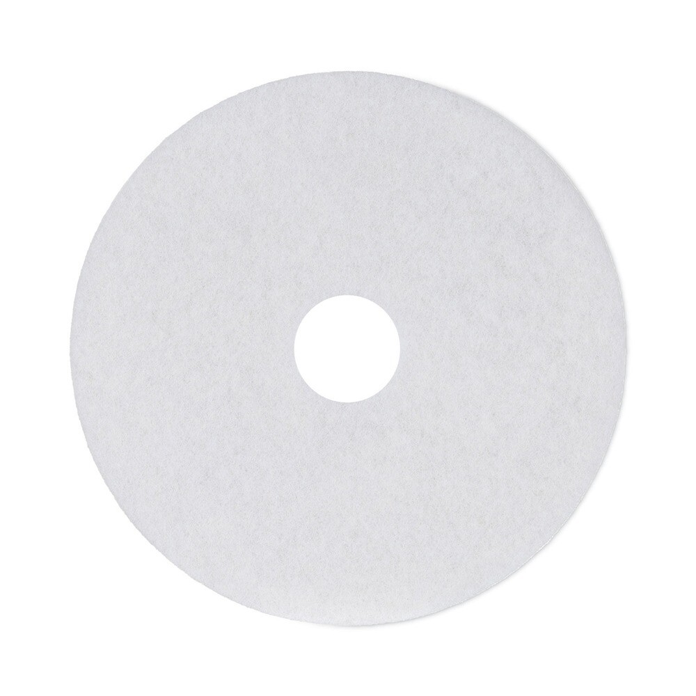 Boardwalk 4017WHI 17 in. Diameter Polishing Floor Pads – White (5/Carton) New