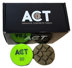 3″ 50 Grit Resin Diamond Polishing Pads – Concrete (Set-12)