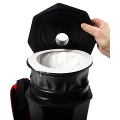 Cen-Tec Systems 6 Qt. HEPA Commercial Backpack Vacuum with 6 Qt., Black