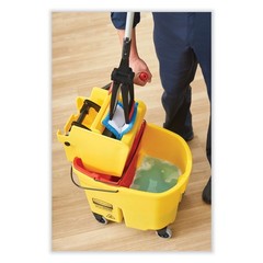 RCP FG758888GRN WaveBrake 2.0 35 qt. Plastic Bucket/Wringer Combos – Green New