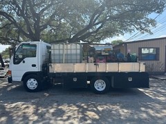 Pressure Washing Rig Isuzu Flatbed Truck – Hotsy, Landa, Steam Power Washer