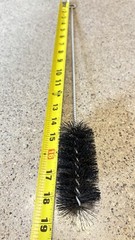 Nylon Pipe Tube Brush 3.5″ 1.5″ Diameter = 18″ In. Overall Length W/ Handle Loop