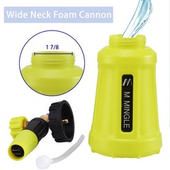 M MINGLE Foam Cannon for Pressure Washer, Car Cannon, Yellow