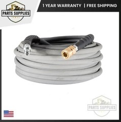 85.238.115 BE 3/8″ x 100′ Gray Non Marking Rubber Pressure Washer Hose 4000PSI