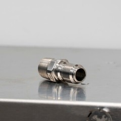 Prima 3/8″ Male Stainless Steel Quick Connect Plug NPT | Made in the USA
