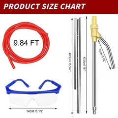 High Capacity Pressure Washer Wet Sand Blasting Kit with Safety Glasses