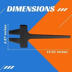 Vacuum Detail Attachment Tool (Black) | All in One Vacuum Claw, I Color: Black