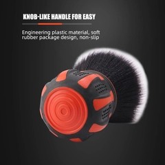 Detailing Brush, Car Detail Brush, Orange Handle XL Synthetic Brush – Ultra Soft