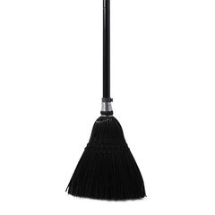 Yocada Broom Commercial Indoor Outdoor 55.5 inch Tall for Black