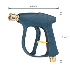 Sooprinse High Pressure Washer Gun 3000 PSI Max, Power Medium, Blackish Green