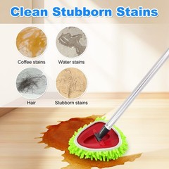 Spin Mop Replace Head, Base, Mop Replacement Head for O Cedar EasyWring 1 Tan…