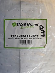 TaskBrand OS-INB-R1 47 gal, 30″ x 150 ft All Sorb Industrial Sorbent Roll White