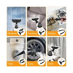 Handheld Pressurized Steam Cleaner with 12 pcs Accessories, Steamer… Fast Ship