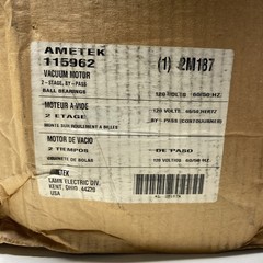 Ametek Lamb 115962 Blower / Vacuum Motor 115962, 2M187 #8.672-403.0