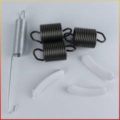 3 pcs WP63907 Suspension Spring,1 W10250667 Counterweight Counter Black