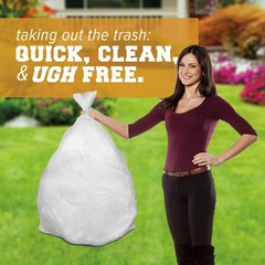 Plasticplace 95-96 Gallon Garbage Can Liners 25 Count Pack Of 1 T95152Cl