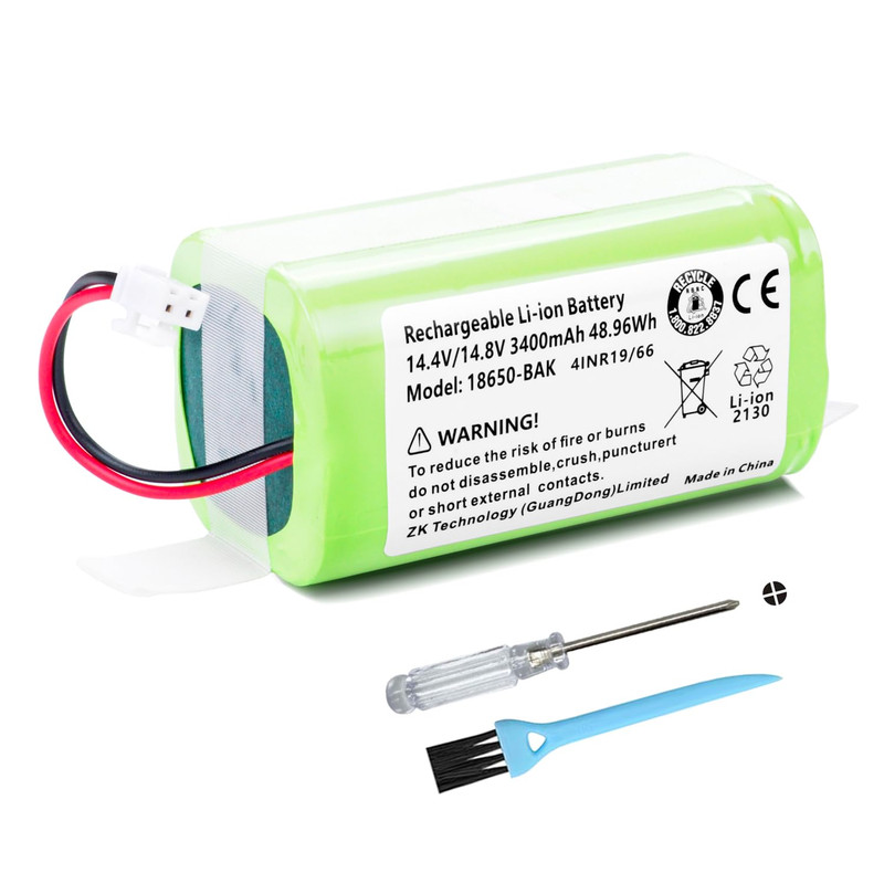 Rdsjk 3400Mah Rvbat850 Battery Replacement For Shark Ion Rv1001Ae R75 R85 R850