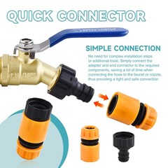 275-330 Gallon IBC Tote Tank Adapter,3-Size 3/4 Inch -Brass, Brass