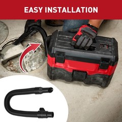 14-37-0105 18V/28V Wet/Dry Vac Hose Assembly Compatible 1.25 inches, Black