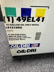 Oil-Dri 10 Gallon Oil Spill Kit Sorbents Refill L91510RG 49EL41