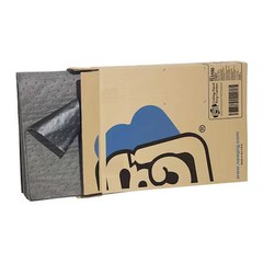 Pig Tls100 Sorbent Pad, 4 Gal, 15 1/2 In X 20 In, Universal, Gray, Polypropylene